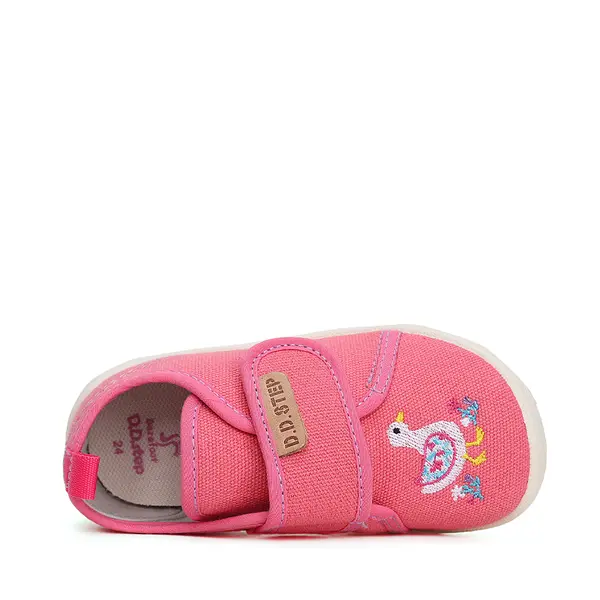 Pantofi interior, material textil, roz, ratusca, D.D.Step_CSG-41901M-29_Pebebe