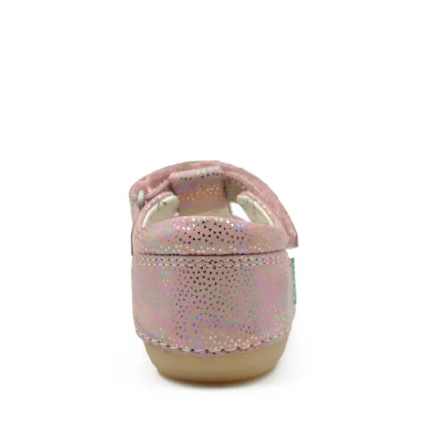 Sandale Sushy, piele naturala, talpa flexibila, roz, Kickers_927897-10-133-19_Pebebe
