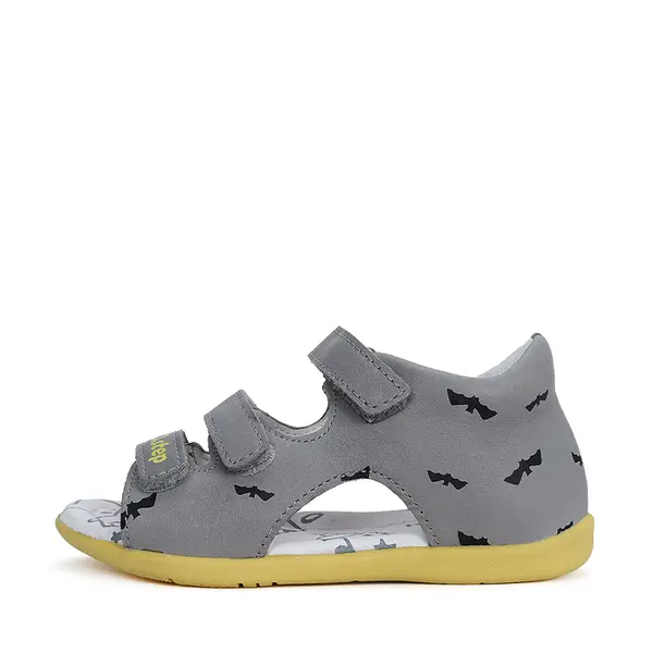 Sandale baieti, piele naturala, liliac, gri, D.D.Step_G075-41906B-20_Pebebe