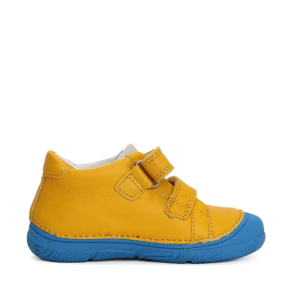 Pantofi baieti, piele naturala, barefoot, galben, catel, D.D.Step_S082-41792B-20_Pebebe
