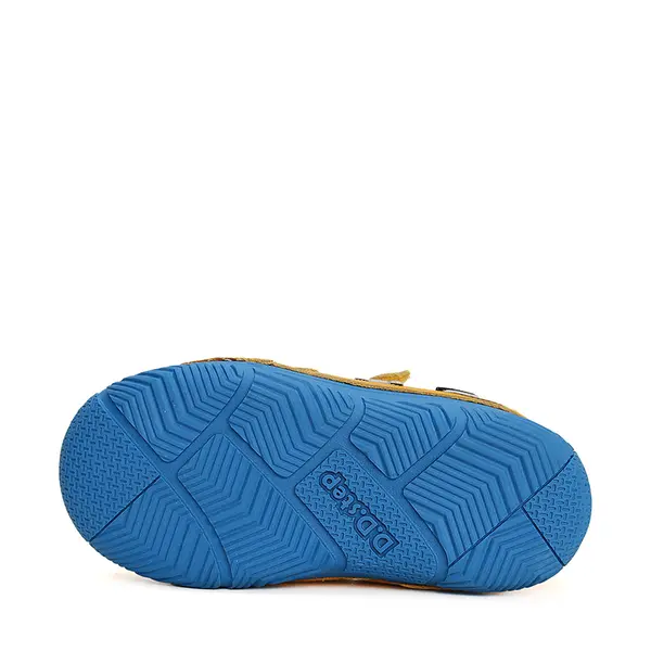 Pantofi baieti, piele naturala, barefoot, galben, catel, D.D.Step_S082-41792B-20_Pebebe