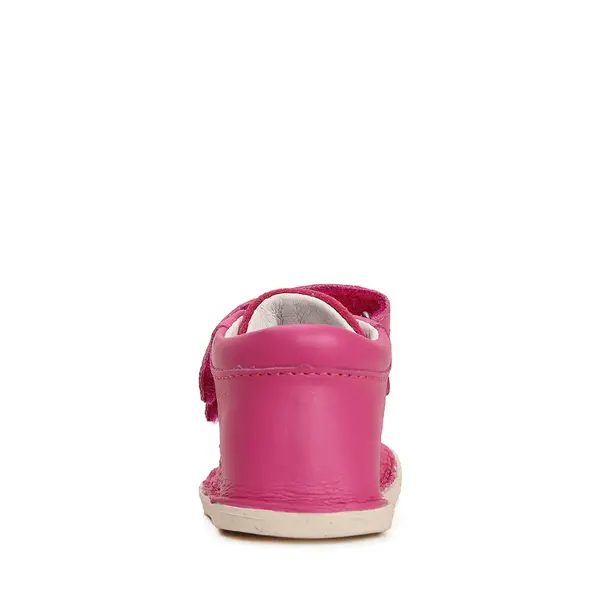 Pantofi barefoot copii, piele naturala, talpa din cauciuc, fuchsia, D.D.Step_S085-41744C-22_Pebebe