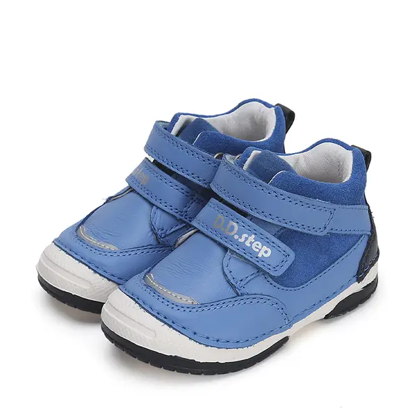 Pantofi copii, piele naturala, albastru, D.D.Step_S038-42241A-19_Pebebe