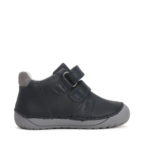 Pantofi copii, piele naturala, barefoot, bleumarin, elefant, D.D.Step_S070-42919A-20_Pebebe