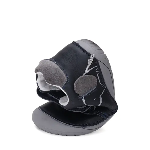 Pantofi copii, piele naturala, barefoot, bleumarin, elefant, D.D.Step_S070-42919A-20_Pebebe