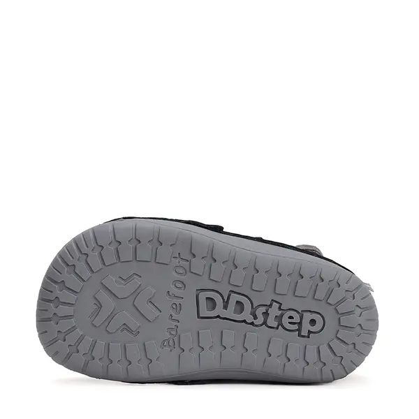 Pantofi copii, piele naturala, barefoot, bleumarin, elefant, D.D.Step_S070-42919A-20_Pebebe