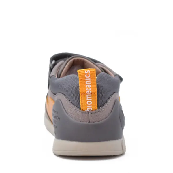 Pantofi copii, piele naturala, Biogateo Urban Casual, gri, Biomecanics_241122-B213-18_Pebebe