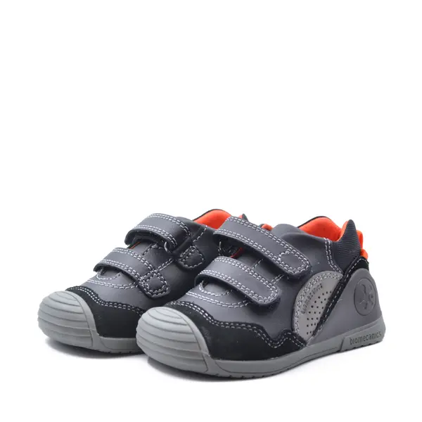 Pantofi copii, piele naturala, Biogateo Urban Casual, negru, Biomecanics_241120-A054-18_Pebebe