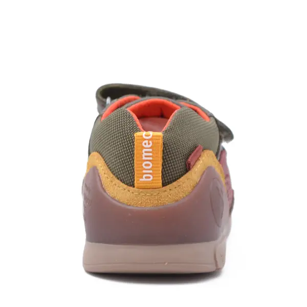 Pantofi copii, piele naturala, Biogateo Urban Casual, verde uscat, Biomecanics_241120-B788-18_Pebebe