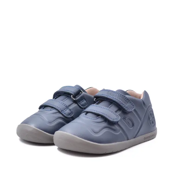 Pantofi copii, piele naturala, Biogateo Wider, albastru, Biomecanics_241160-A183-19_Pebebe