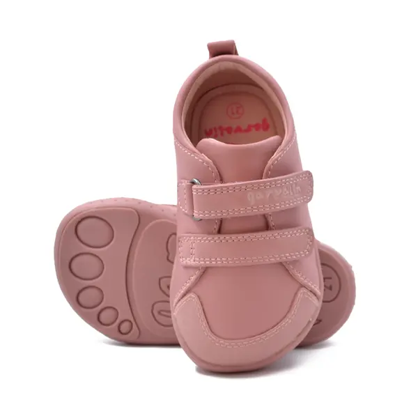 Pantofi copii, piele naturala, Soft & Fun, roz, Garvalin_241300-B159-21_Pebebe