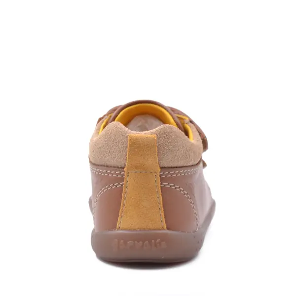Pantofi copii, piele naturala, Soft & Fun, maro, Garvalin_241301-B087-21_Pebebe
