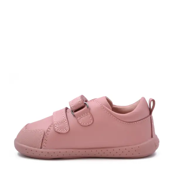 Pantofi copii, piele naturala, Soft & Fun, roz, Garvalin_241300-B159-20_Pebebe
