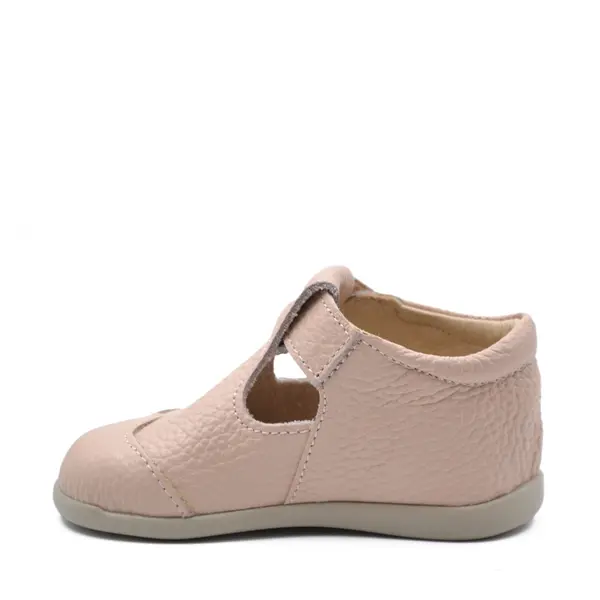 Pantofi din piele naturala, decupati, primii pași, Roz, Klara_ARI-30-1-24_Pebebe