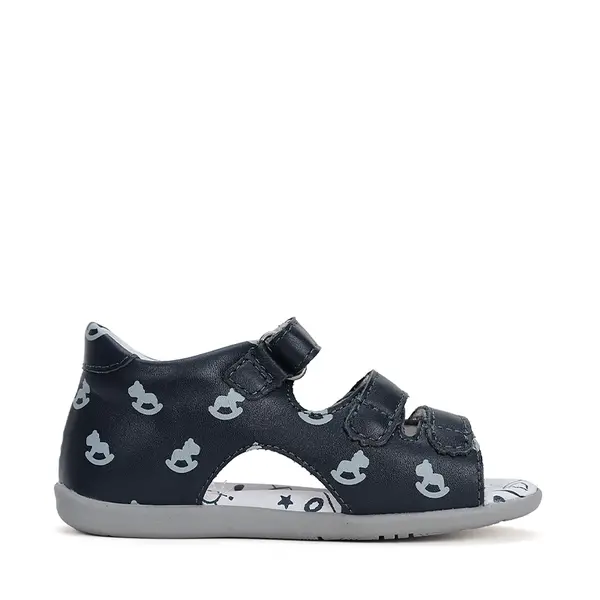 Sandale baieti, piele naturala, calut, bleumarin, D.D.Step_G075-41906A-19_Pebebe