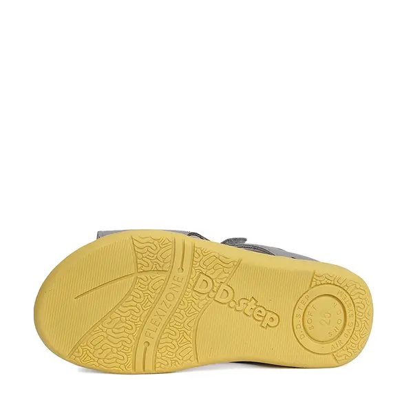 Sandale baieti, piele naturala, liliac, gri, D.D.Step_G075-41906B-20_Pebebe