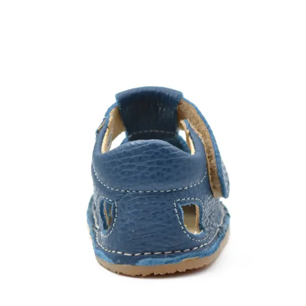 Sandale barefoot, piele naturala, talpa flexibila, albastru, Ryan_ARI-101-3-16_Pebebe