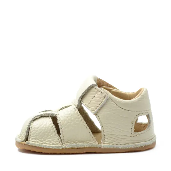 Sandale barefoot, piele naturala, talpa flexibila, crem, Ivony_ARI-101-2-24_Pebebe