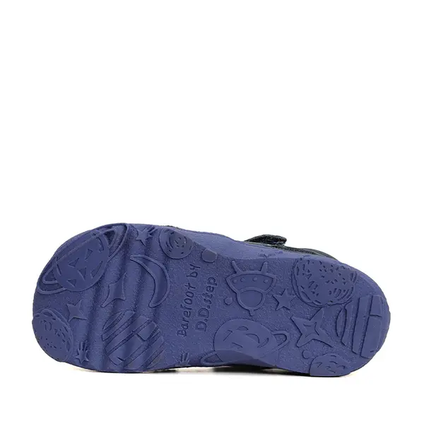Sandale Copii, barefoot, piele naturala, bleumarin, D.D.Step_G077-41892-21_Pebebe