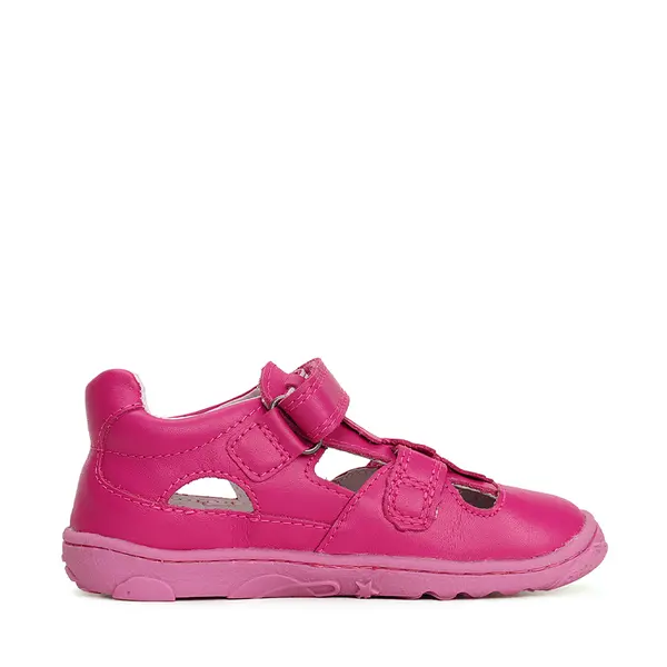 Sandale Copii, barefoot, piele naturala, fuchsia, D.D.Step_G077-41892B-20_Pebebe