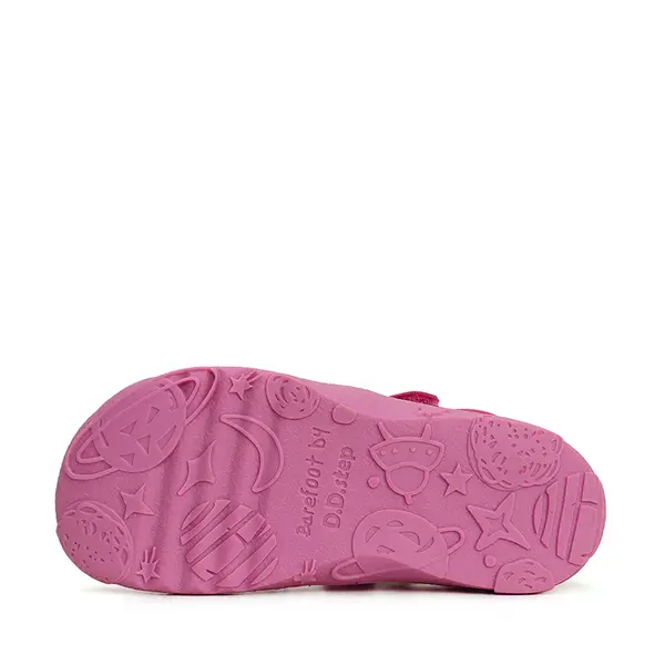 Sandale Copii, barefoot, piele naturala, fuchsia, D.D.Step_G077-41892B-20_Pebebe