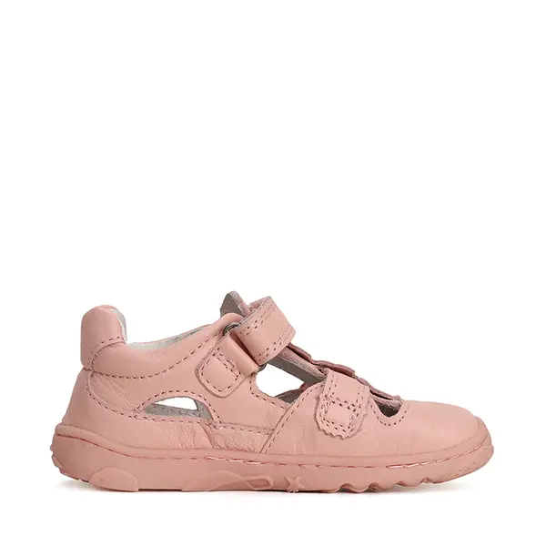 Sandale Copii, barefoot, piele naturala, roz, D.D.Step_G077-41892C-21_Pebebe