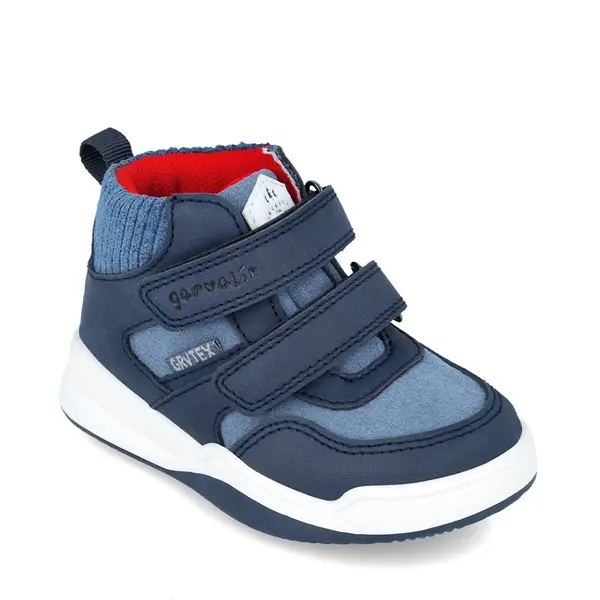 Ghete copii, rezistente la apa, inchidere velcro, Baby Rock, albastru, Garvalin_241330-A008-27_Pebebe