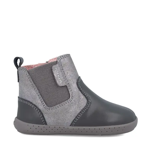 Cizme copii, piele naturala, Soft & Fun, stelute, gri, Garvalin_241304-A083-19_Pebebe