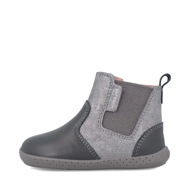 Cizme copii, piele naturala, Soft & Fun, stelute, gri, Garvalin_241304-A083-19_Pebebe