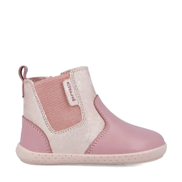 Cizme copii, piele naturala, Soft & Fun, stelute, roz, Garvalin_241304-B159-19_Pebebe
