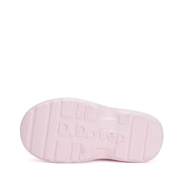 Cizme de cauciuc pentru copii, interior din material textil detasabil, roz, D.D.Step_I106-42443-28/29_Pebebe