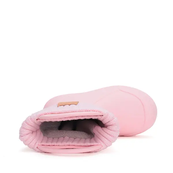 Cizme de cauciuc pentru copii, interior din material textil detasabil, roz deschis, D.D.Step_I106-42545-30/31_Pebebe