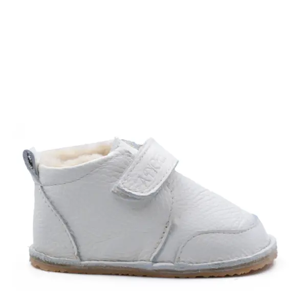 Ghete barefoot pentru copii, primii pasi, piele naturala, captuseala din blana, talpa flexibila, ivoar, Smiley_RO-600-2-24_Pebebe