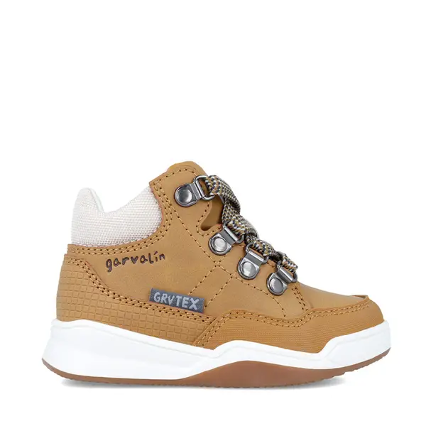 Ghete copii, rezistente la apa, inchidere siret, Baby Rock, maro cognac, Garvalin_241331-B173-27_Pebebe