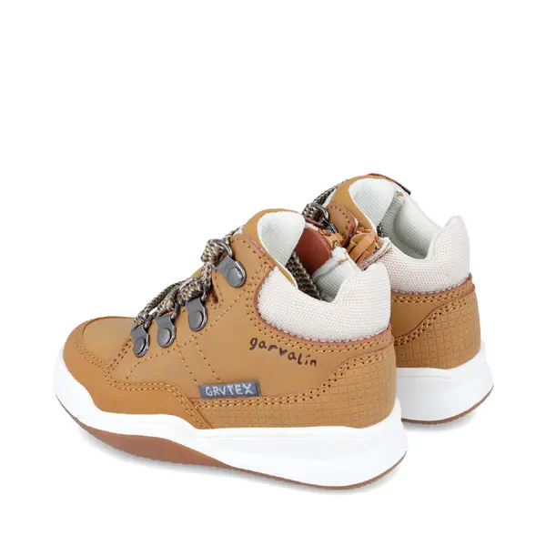 Ghete copii, rezistente la apa, inchidere siret, Baby Rock, maro cognac, Garvalin_241331-B173-27_Pebebe