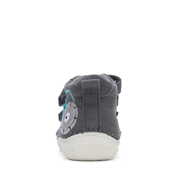 Pantofi baieti, material textil, gri, tractor, D.D.Step_C082-42149-20_Pebebe