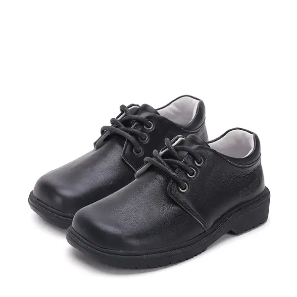 Pantofi baieti, piele naturala, negru, siret, D.D.Step Colectia Back to School_S105-42443M-28_Pebebe