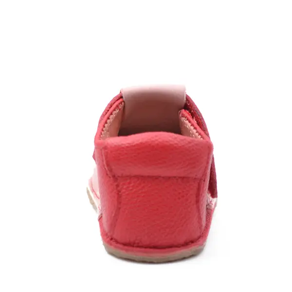 Pantofi barefoot copii, primii pasi, piele naturala, talpa flexibila, roz, pisica_RO-16-11-24_Pebebe