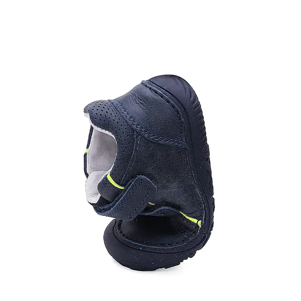 Pantofi copii, piele naturala, barefoot, talpa flexibila, bleumarin, D.D.Step_S073-42466-20_Pebebe