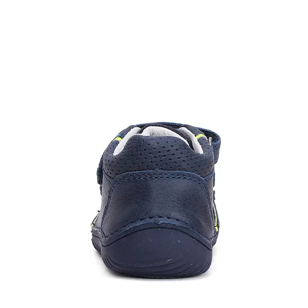 Pantofi copii, piele naturala, barefoot, talpa flexibila, bleumarin, D.D.Step_S073-42466-20_Pebebe