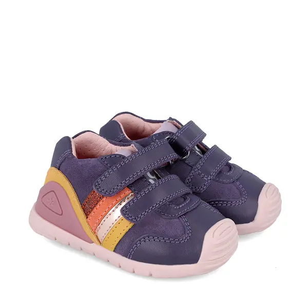 Pantofi copii, piele naturala, Biogateo Urban, roz, Biomecanics_241110-D783-18_Pebebe
