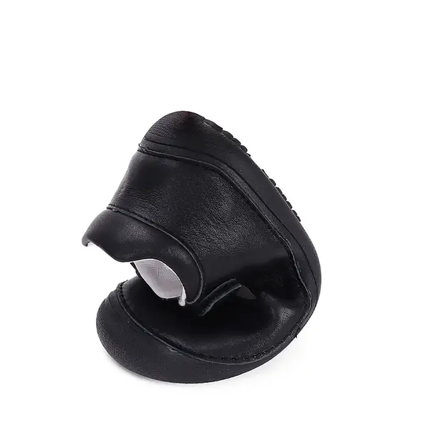 Pantofi fete, piele naturala, barefoot, talpa flexibila, negru, D.D.Step Colectia Back to School_H063-42716CM-26_Pebebe