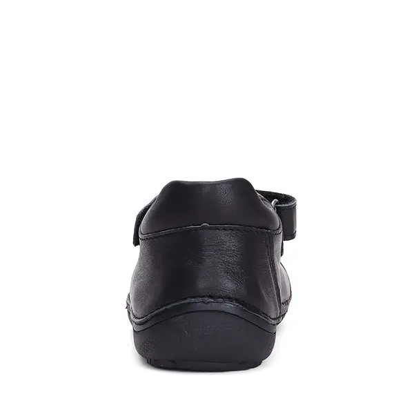 Pantofi fete, piele naturala, barefoot, talpa flexibila, negru, D.D.Step Colectia Back to School_H063-42716CM-26_Pebebe