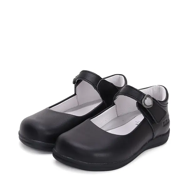 Pantofi fete, piele naturala, negru, D.D.Step Colectia Back to School_H072-42671M-26_Pebebe