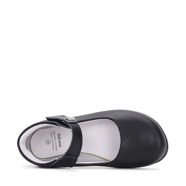 Pantofi fete, piele naturala, negru, D.D.Step Colectia Back to School_H072-42671M-26_Pebebe
