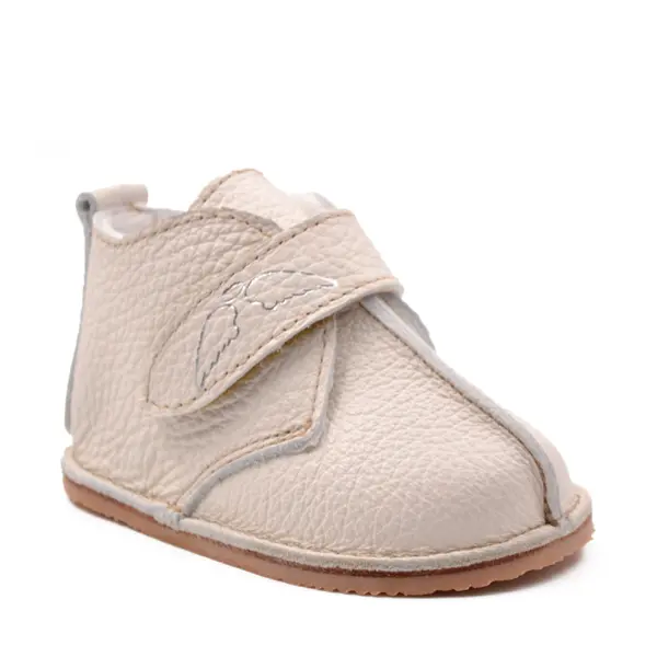 Ghete primii pasi, captuseala textila, talpa felxibila, crem_RO-112-2-23_Pebebe