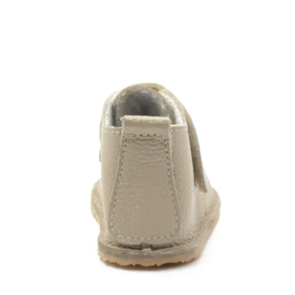 Ghete copii, primii pasi, piele naturala, captuseala textila, talpa felxibila, bej_RO-122-3-18_Pebebe