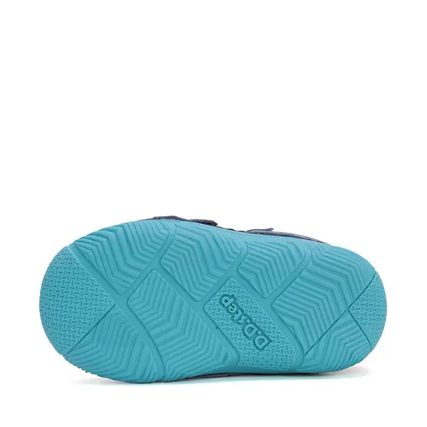 Pantofi baieti, piele naturala, talpa flexibila, albastru, crocodil, D.D. Step_S082-51541B-25_Pebebe