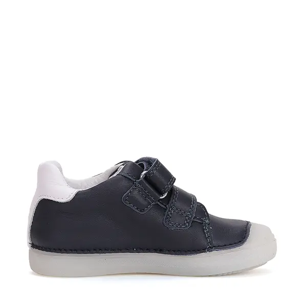 Pantofi baieti, piele naturala, talpa flexibila Gelsole, bleumarin, basketball, D.D. Step_S049-51676M-29_Pebebe