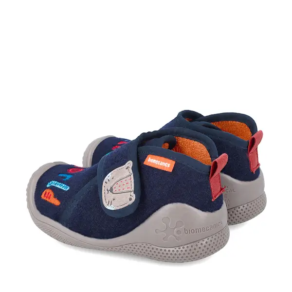 Pantofi baieti, material textil, Biohome, Hello World, bleumarin, Biomecanics_241154-A089-18_Pebebe